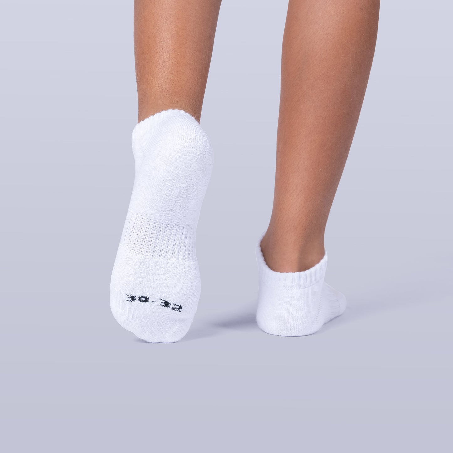 Cushioned Low Cut Socks (4 Pairs) - White