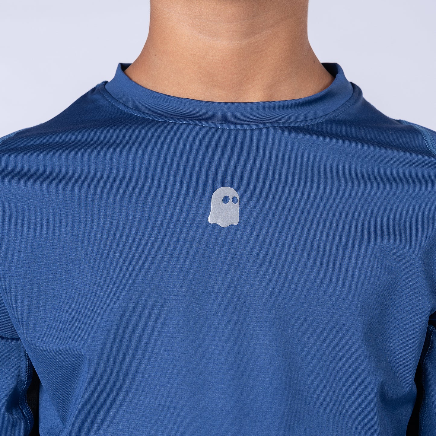 Unisex Long Sleeve Base Tee - Blue