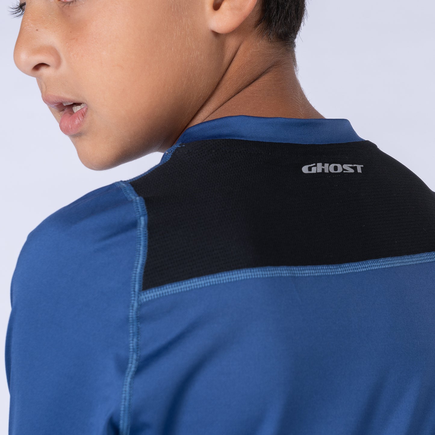 Unisex Long Sleeve Base Tee - Blue