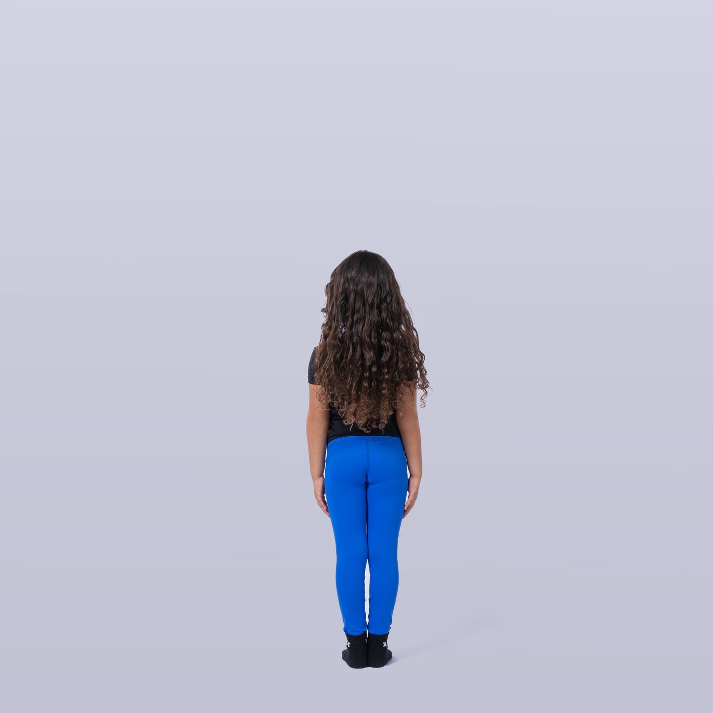 Girl's Sports Leggings - Blue