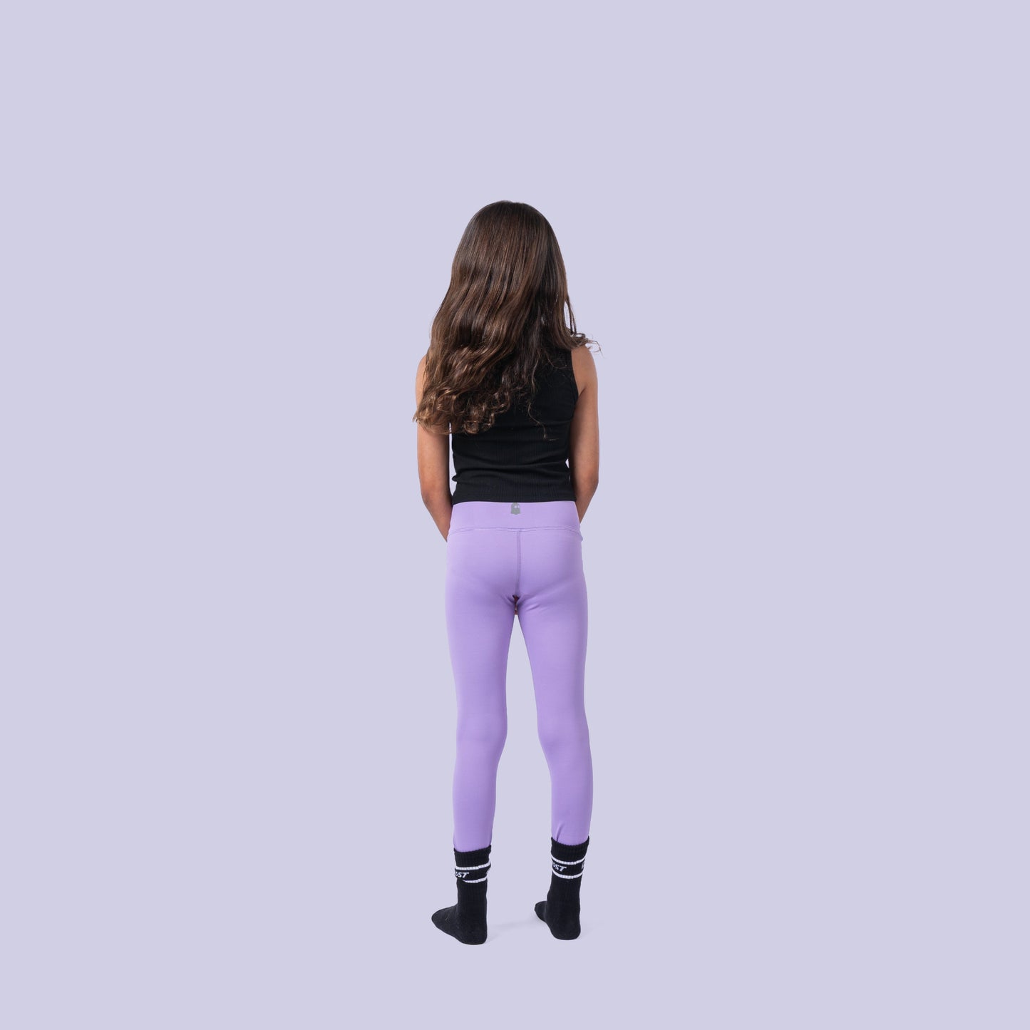 Girl's Sports Leggings - Lavender