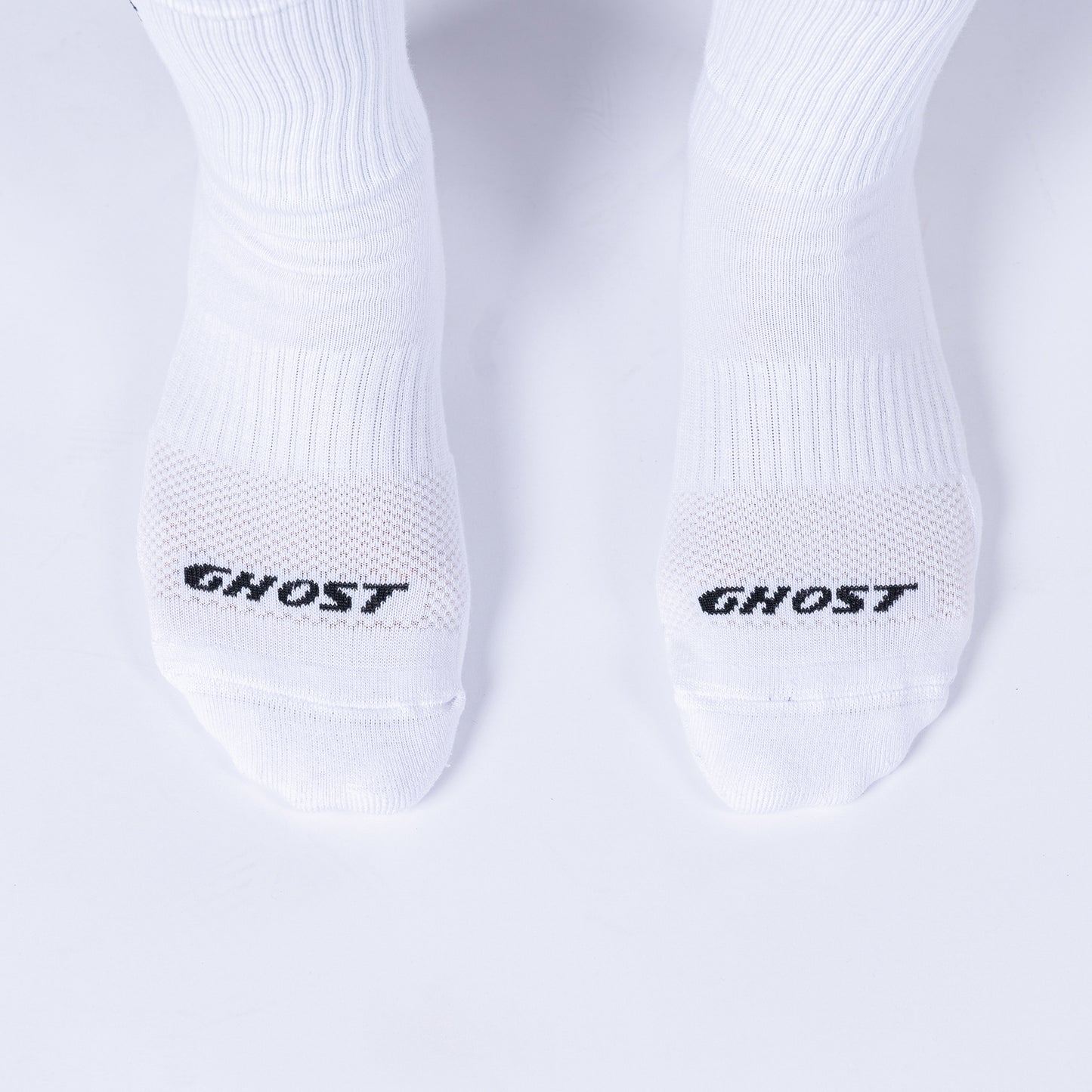 Cushioned Mid-Crew Socks (4 Pairs) - White