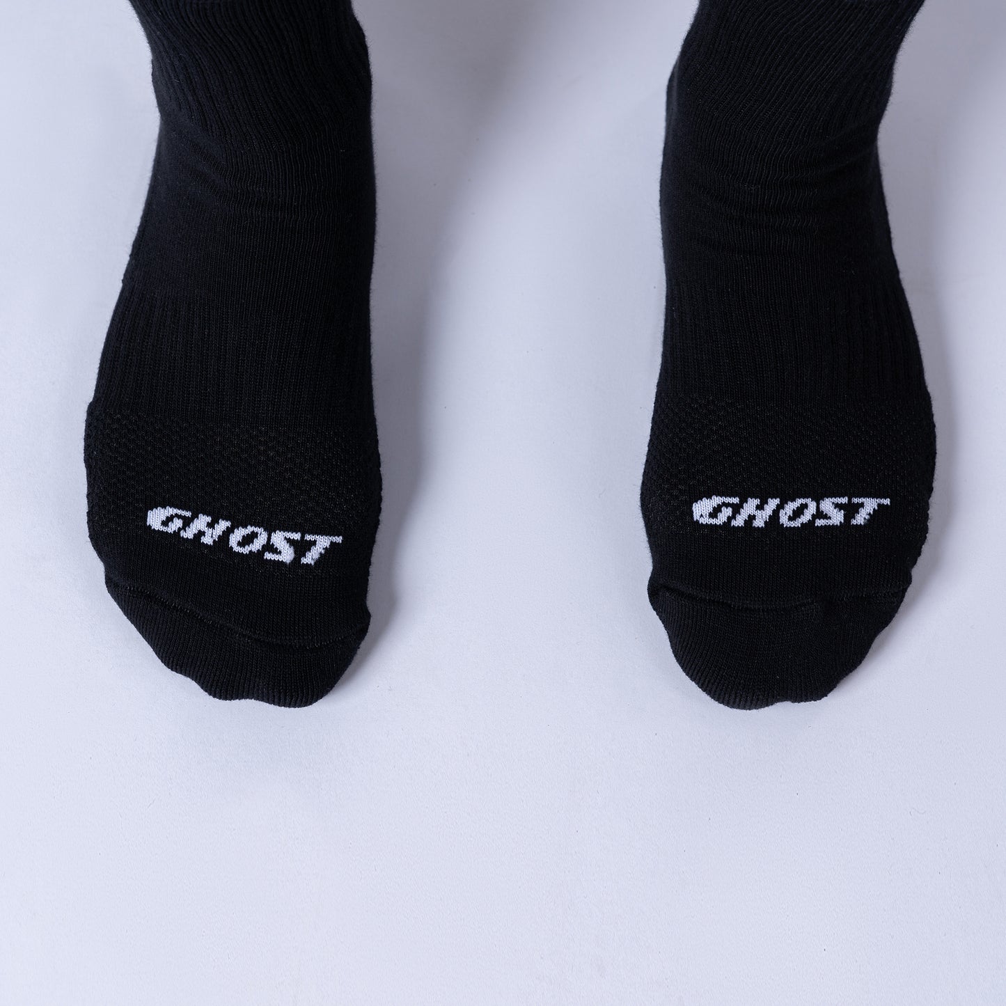 Cushioned Mid-Crew Socks (4 Pairs) - Black