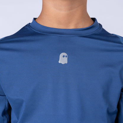 Unisex Long Sleeve Base Tee - Blue