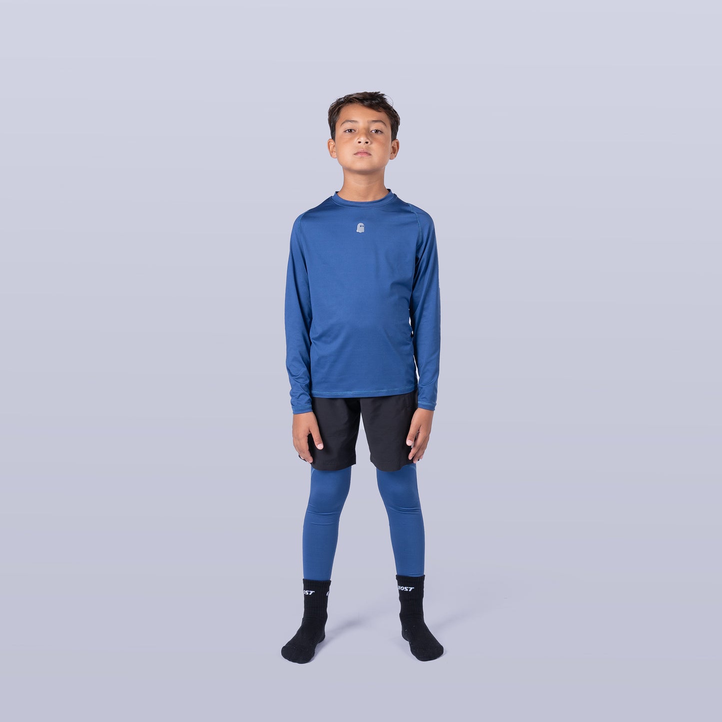 Boy's Base Leggings - Blue