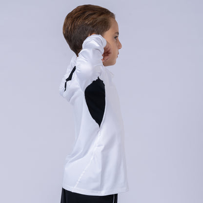 Unisex Long Sleeve Base Tee - White
