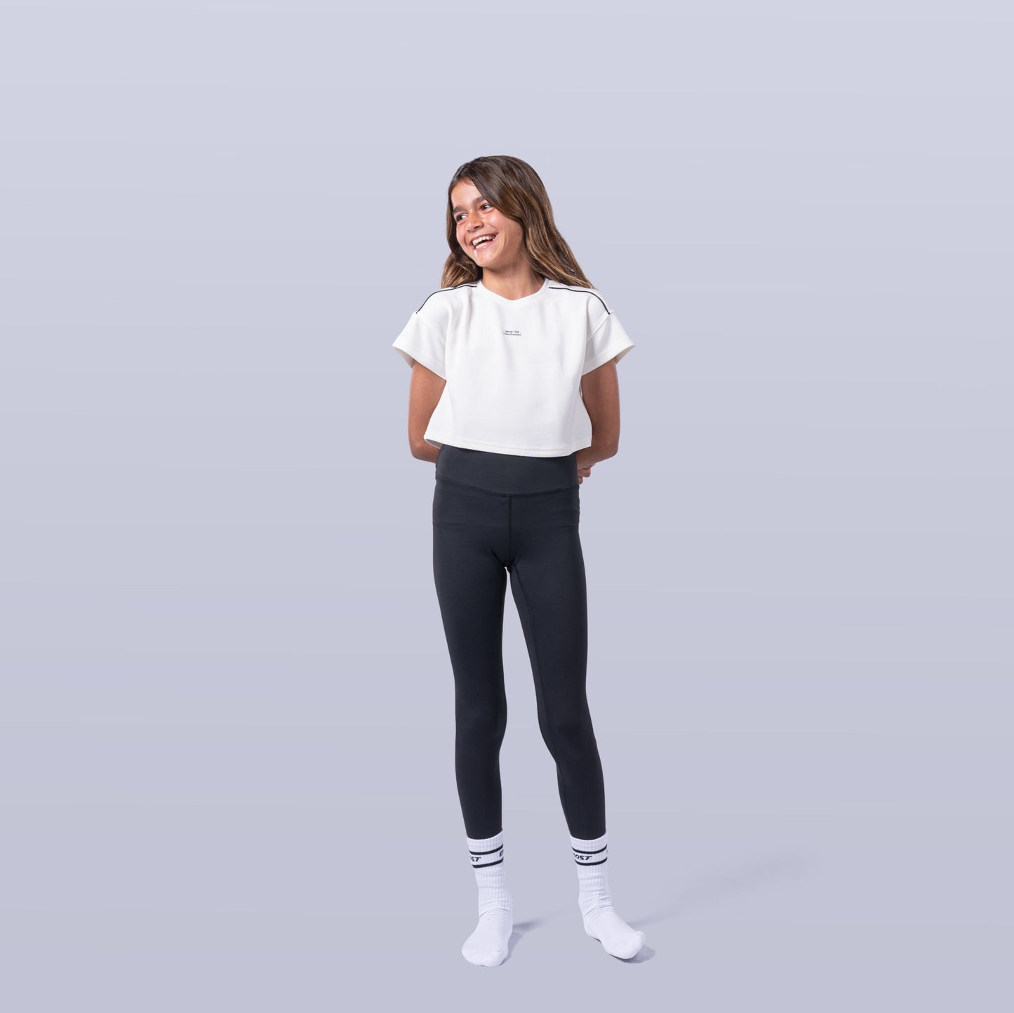 Girl's Sports Leggings - Black