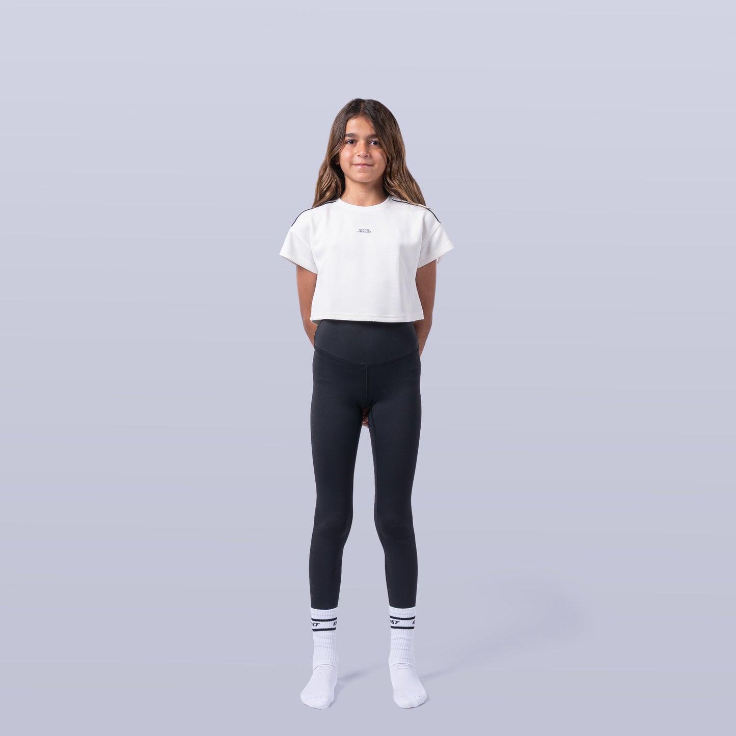 Girl's Sports Leggings - Black