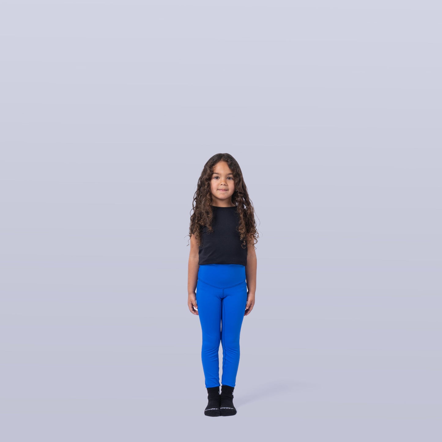 Girl's Sports Leggings - Blue