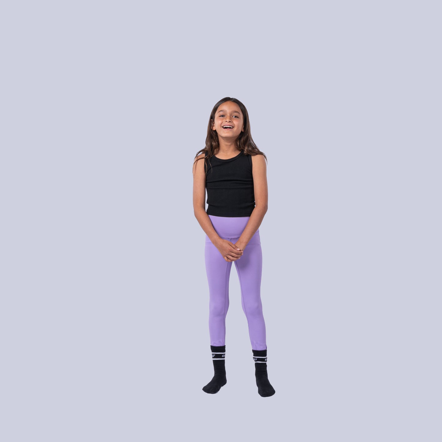 Girl's Sports Leggings - Lavender