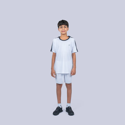 Essential Contrast Tee - White
