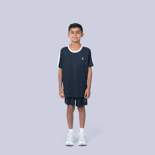 Essential Contrast Tee - Black